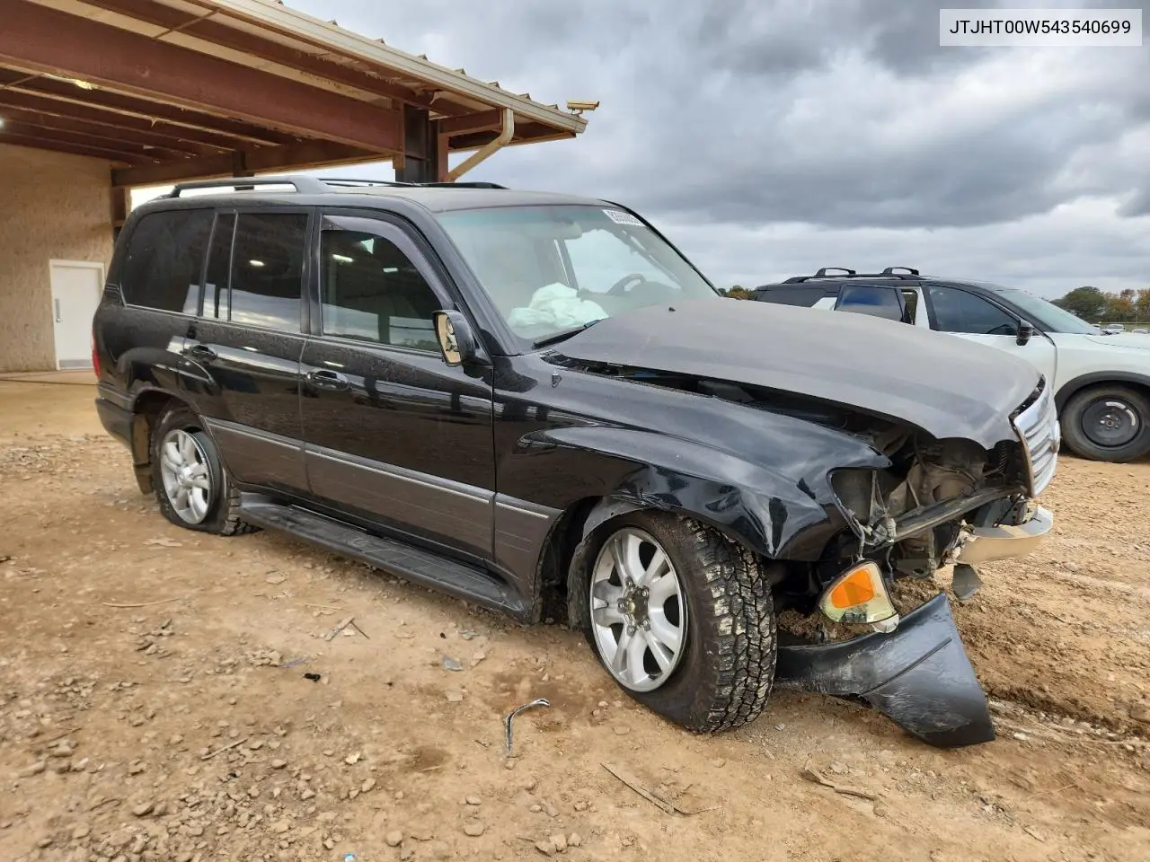2004 Lexus Lx 470 VIN: JTJHT00W543540699 Lot: 95222845