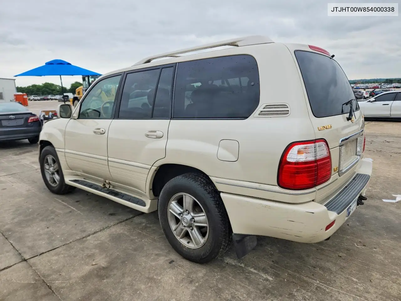 2005 Lexus Lx 470 VIN: JTJHT00W854000338 Lot: 52015206