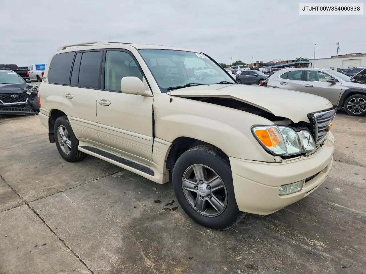 2005 Lexus Lx 470 VIN: JTJHT00W854000338 Lot: 52015206