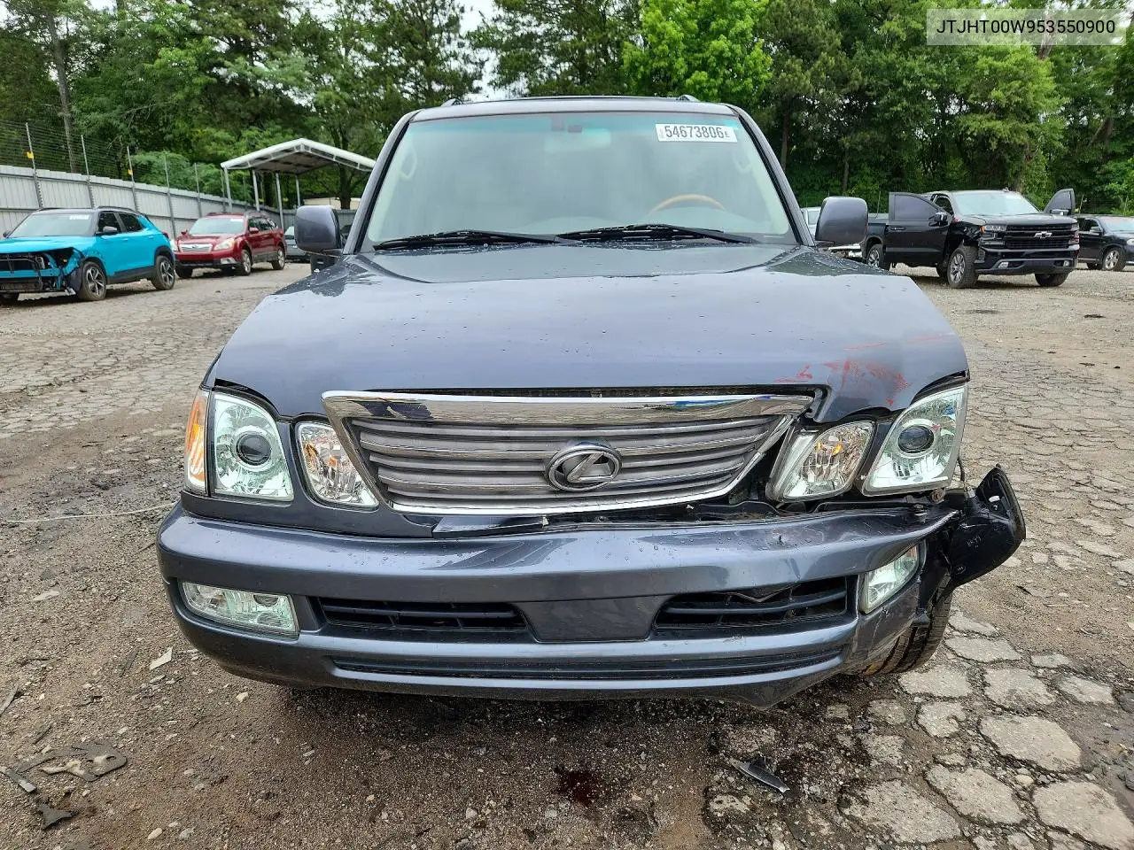2005 Lexus Lx 470 VIN: JTJHT00W953550900 Lot: 54673806