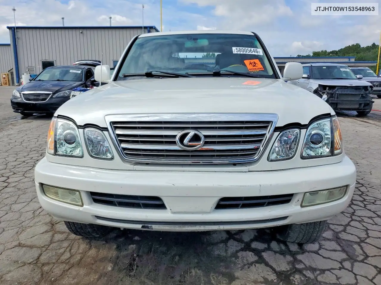 2005 Lexus Lx 470 VIN: JTJHT00W153548963 Lot: 58005646
