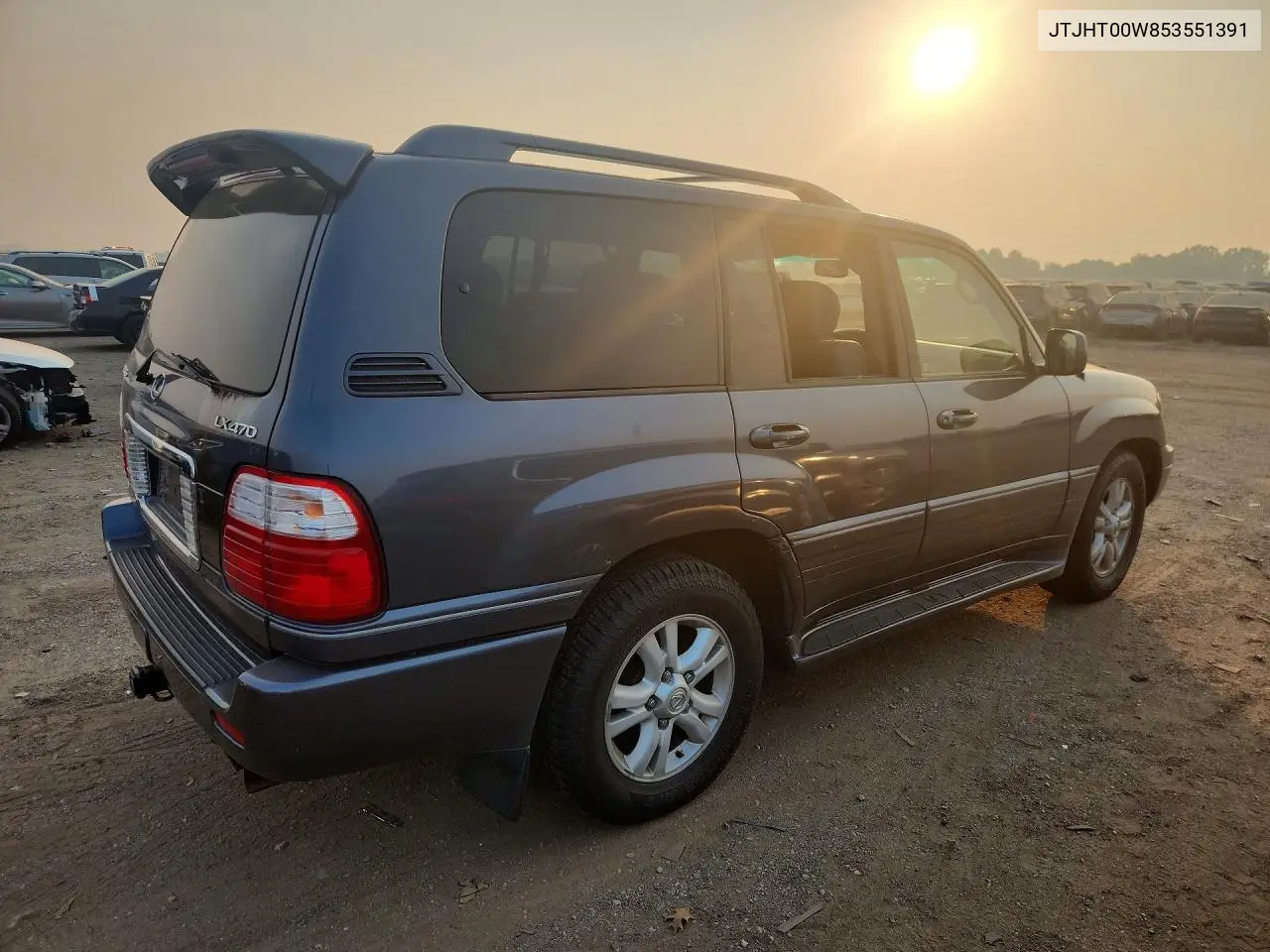 2005 Lexus Lx 470 VIN: JTJHT00W853551391 Lot: 61341436