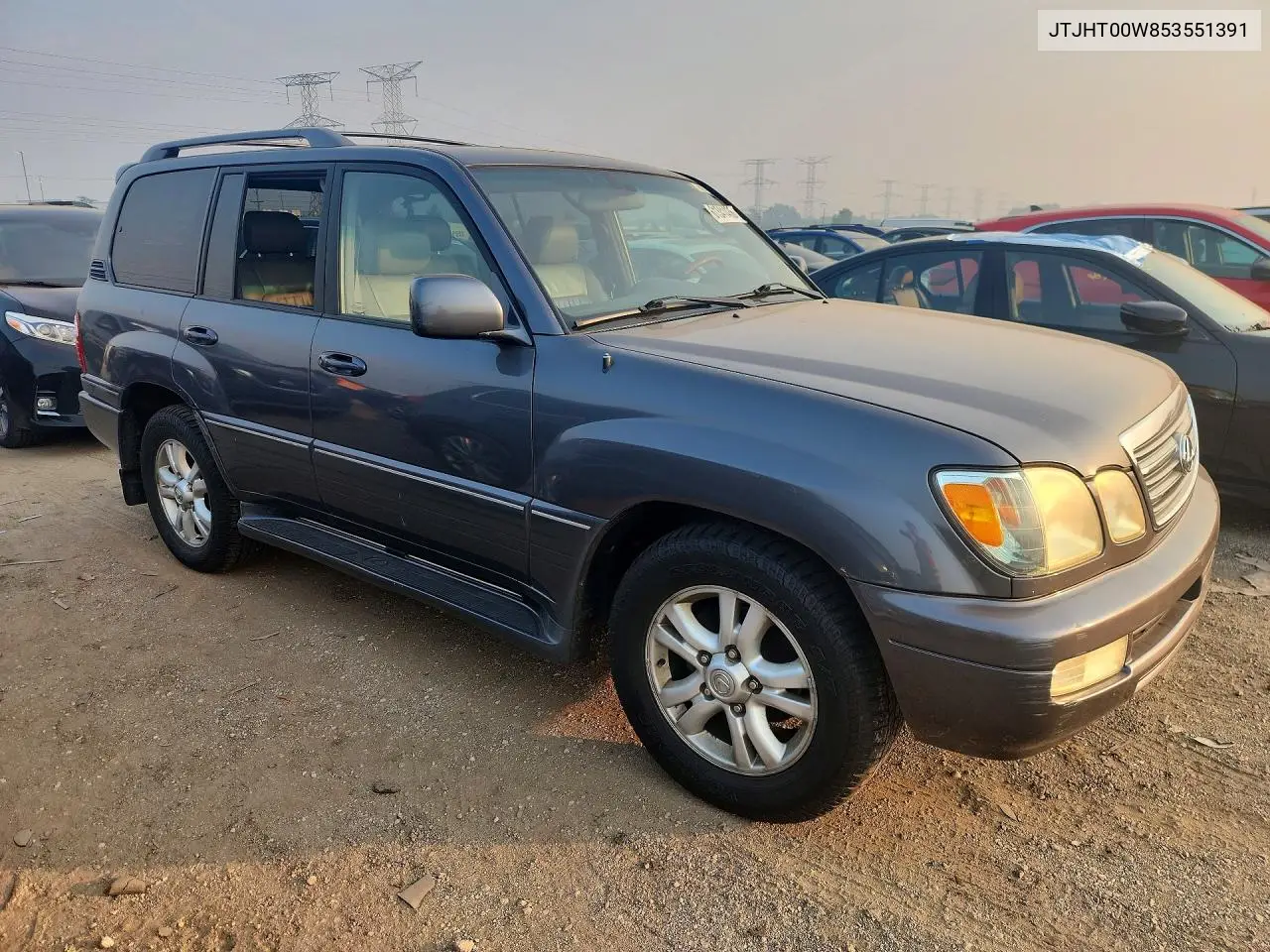 2005 Lexus Lx 470 VIN: JTJHT00W853551391 Lot: 61341436