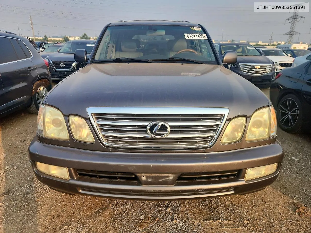 2005 Lexus Lx 470 VIN: JTJHT00W853551391 Lot: 61341436
