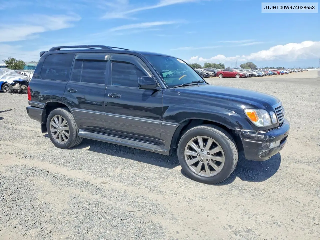 2007 Lexus Lx 470 VIN: JTJHT00W974028653 Lot: 59329436