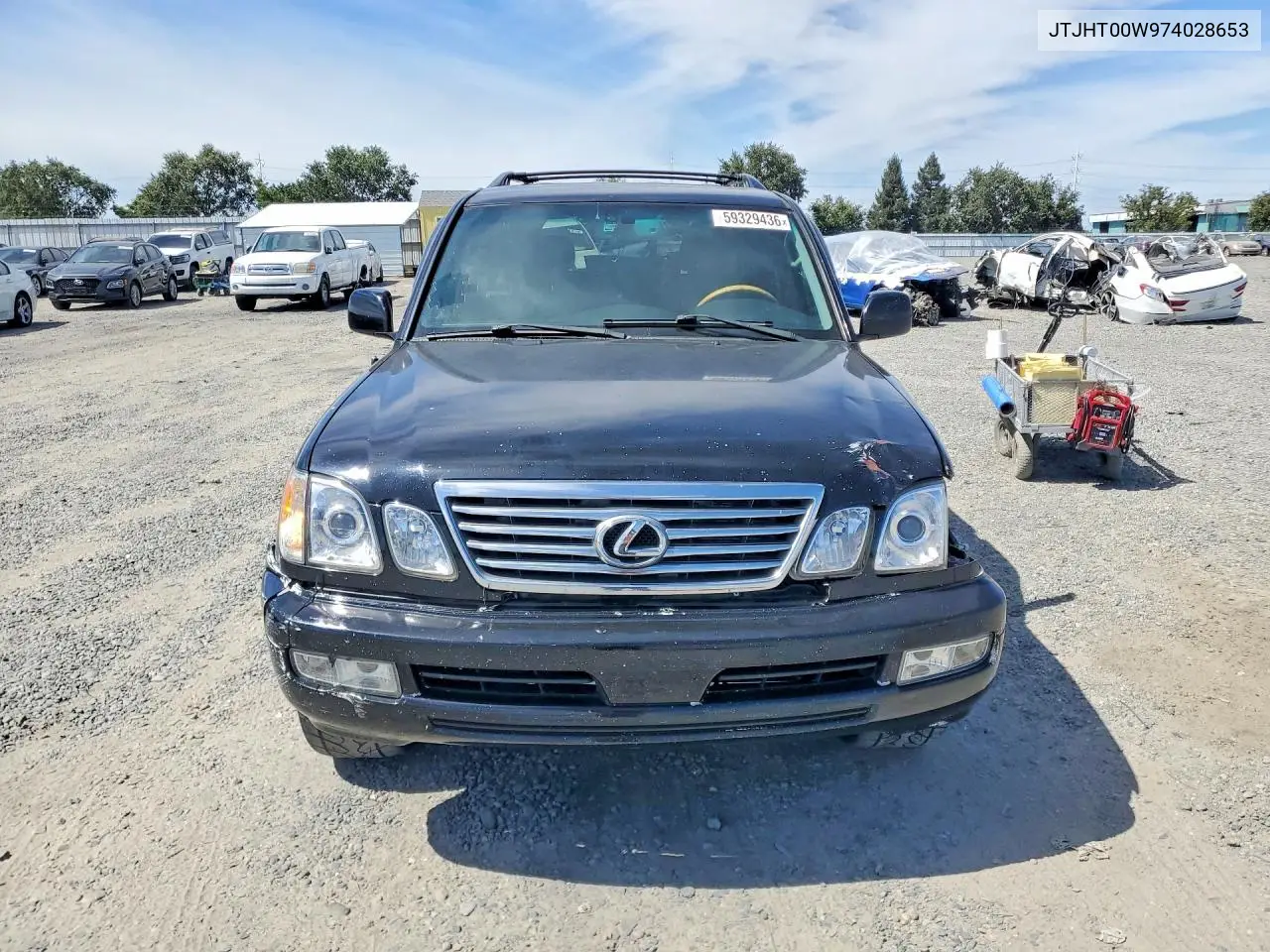 2007 Lexus Lx 470 VIN: JTJHT00W974028653 Lot: 59329436