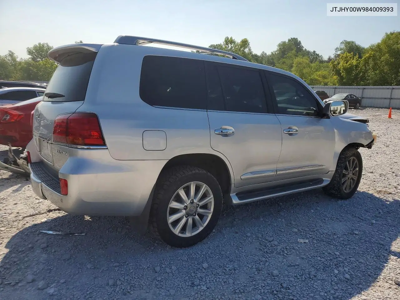 2008 Lexus Lx 570 VIN: JTJHY00W984009393 Lot: 61108566