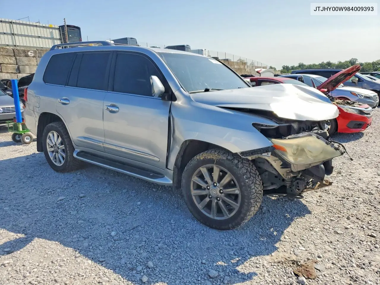 2008 Lexus Lx 570 VIN: JTJHY00W984009393 Lot: 61108566