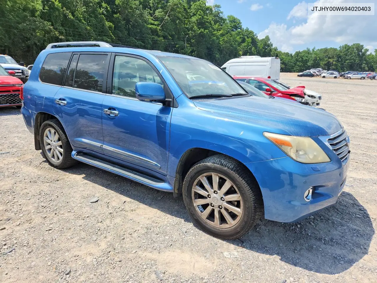 2009 Lexus Lx 570 VIN: JTJHY00W694020403 Lot: 58528496