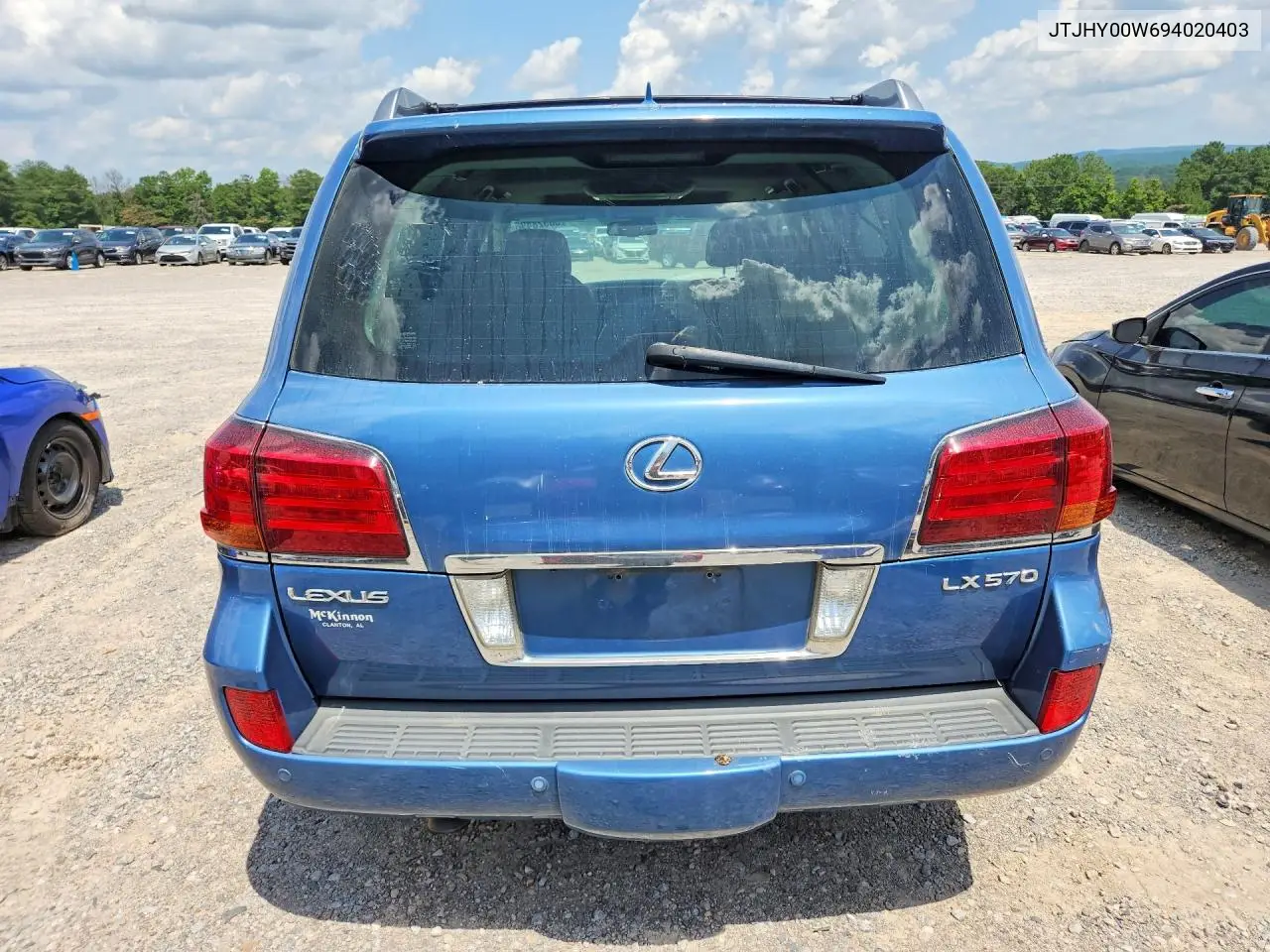 2009 Lexus Lx 570 VIN: JTJHY00W694020403 Lot: 58528496