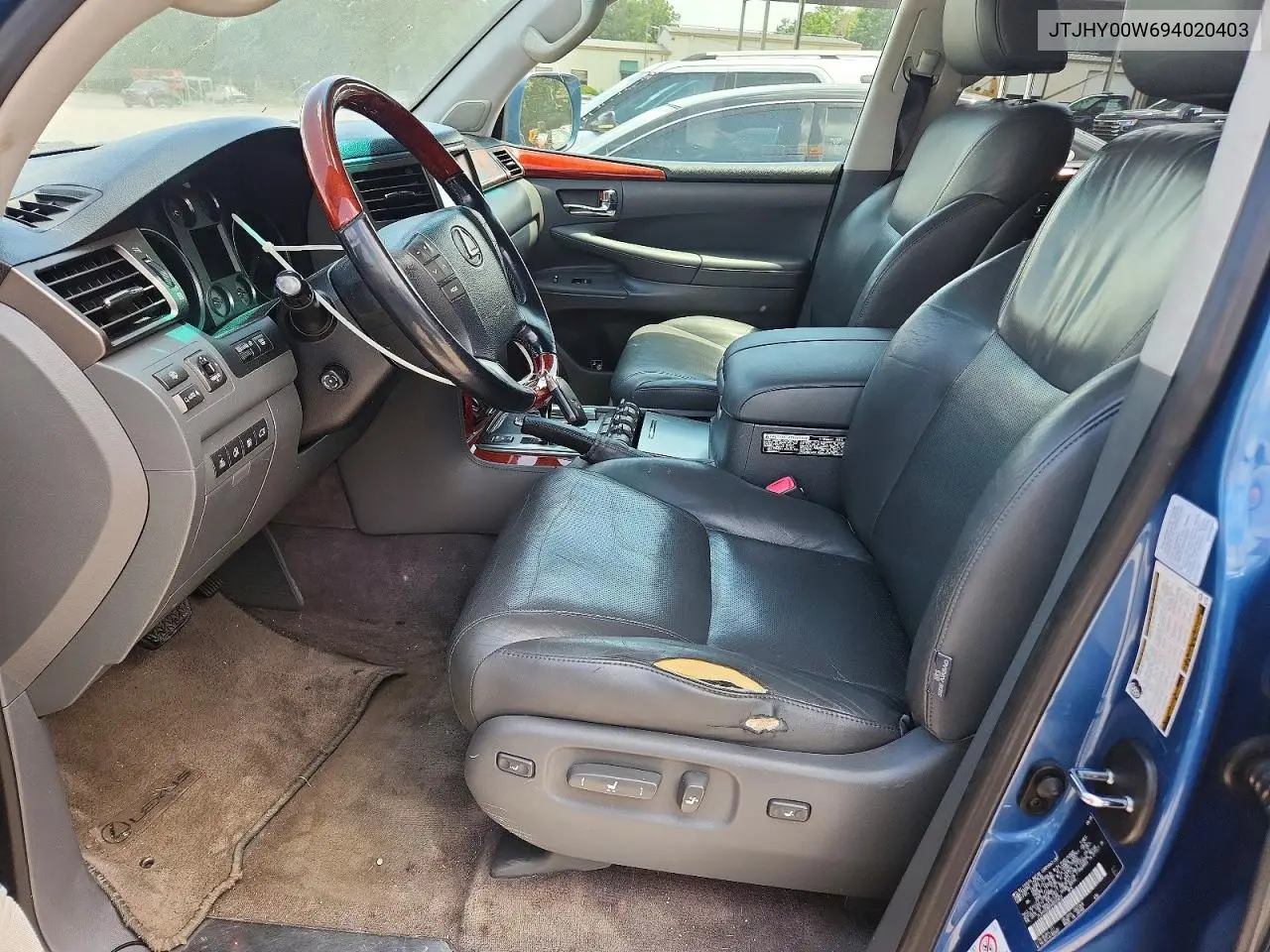 2009 Lexus Lx 570 VIN: JTJHY00W694020403 Lot: 58528496