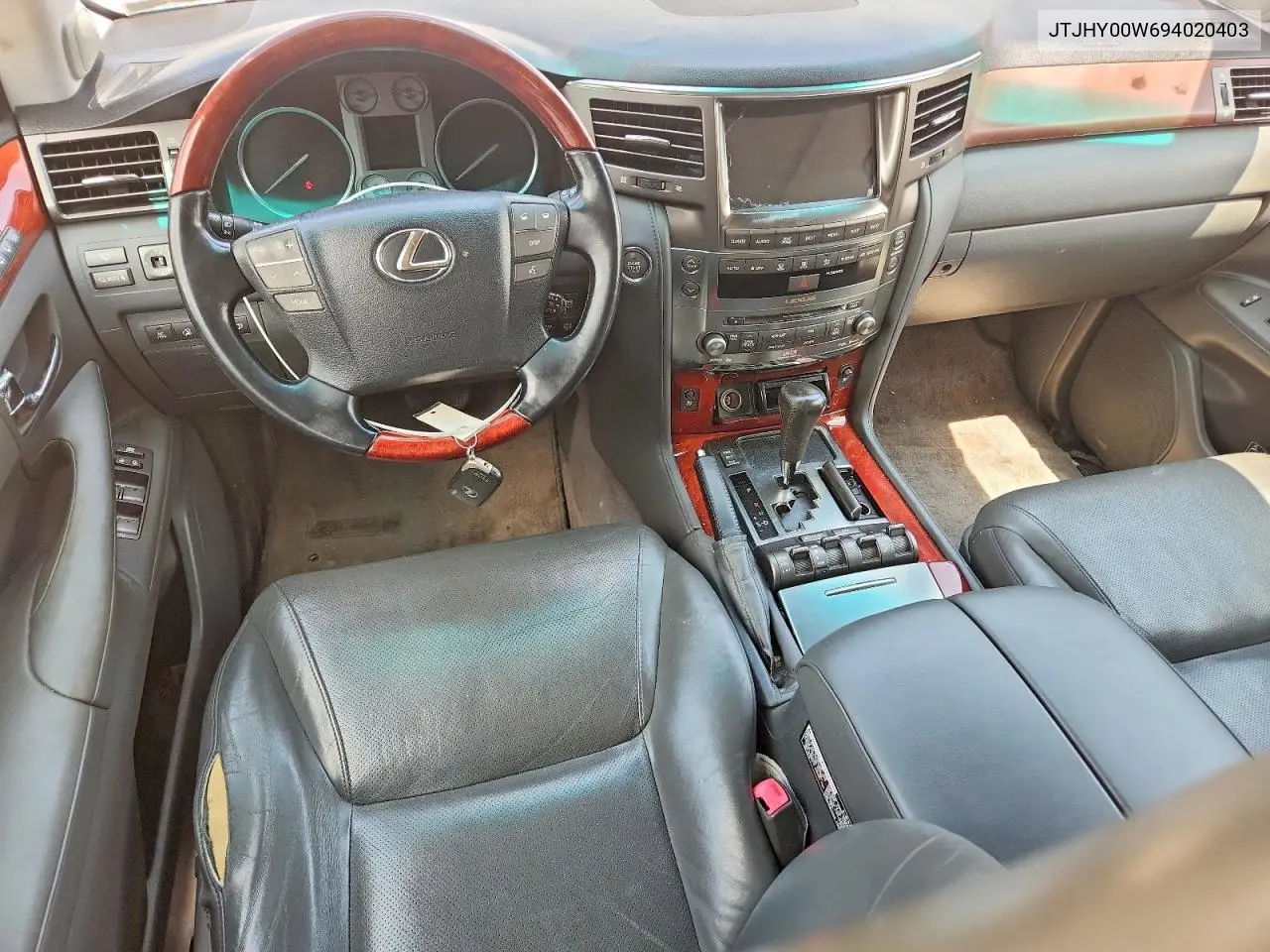 2009 Lexus Lx 570 VIN: JTJHY00W694020403 Lot: 58528496