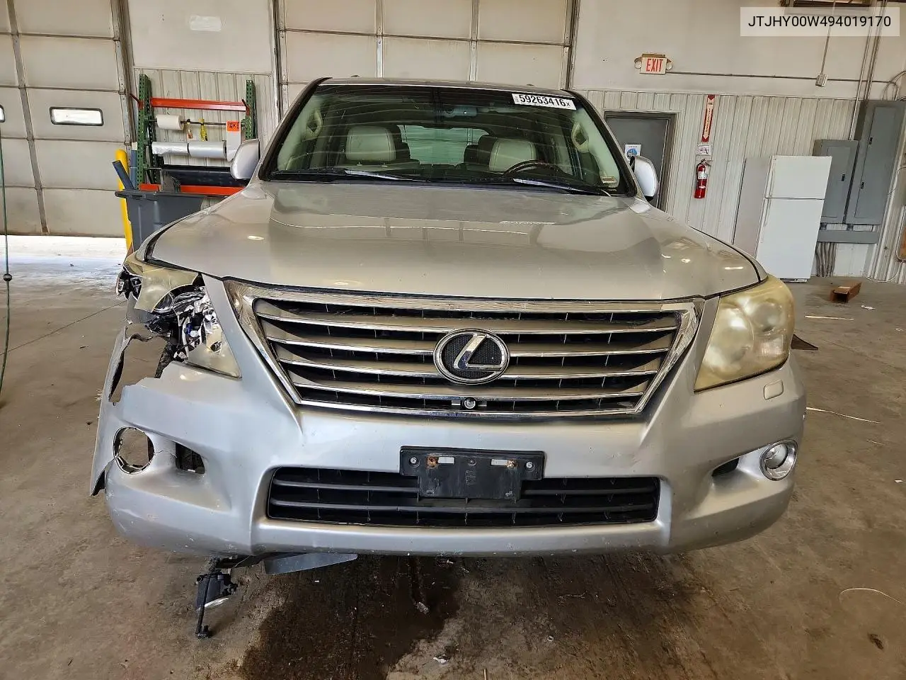 2009 Lexus Lx 570 VIN: JTJHY00W494019170 Lot: 59263416
