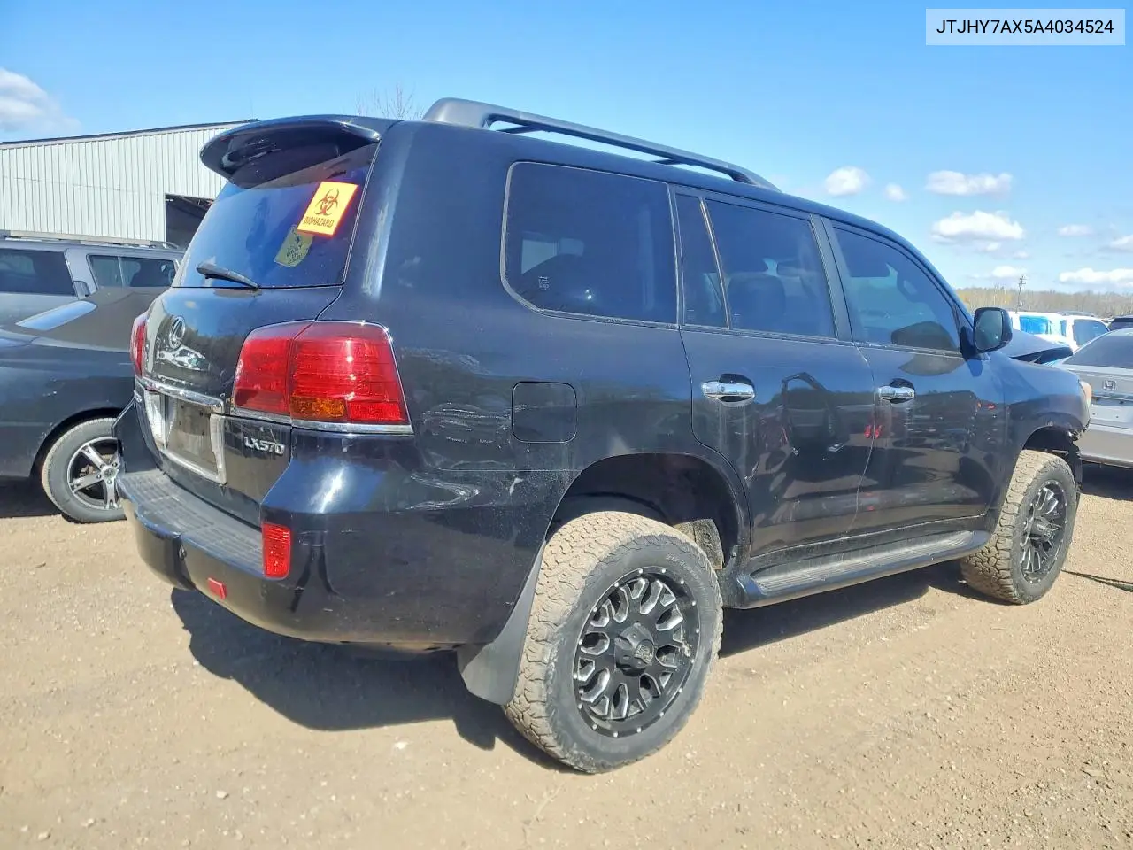 2010 Lexus Lx 570 Base VIN: JTJHY7AX5A4034524 Lot: 52394246
