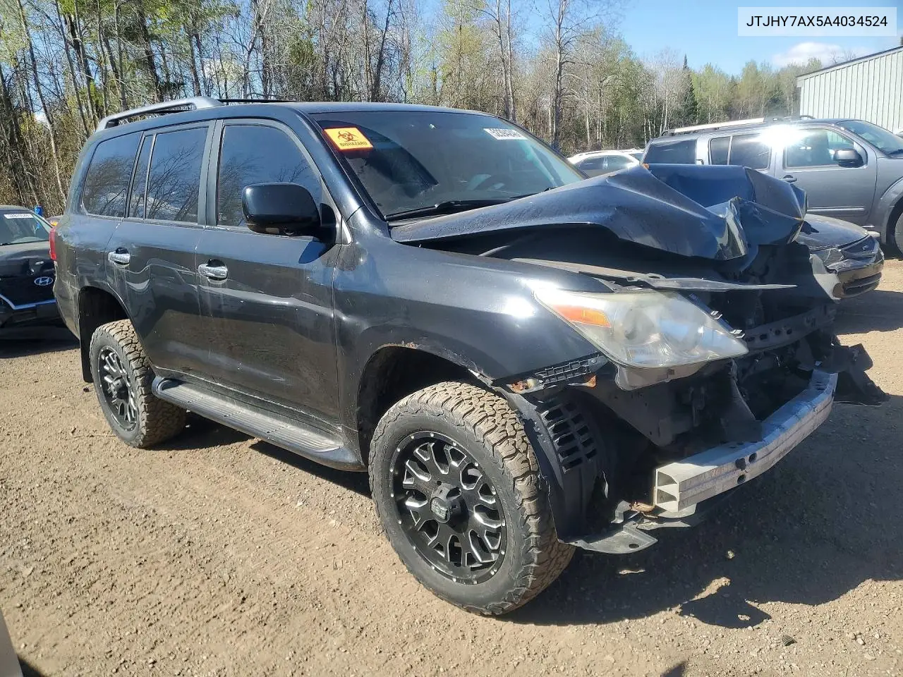 2010 Lexus Lx 570 Base VIN: JTJHY7AX5A4034524 Lot: 52394246