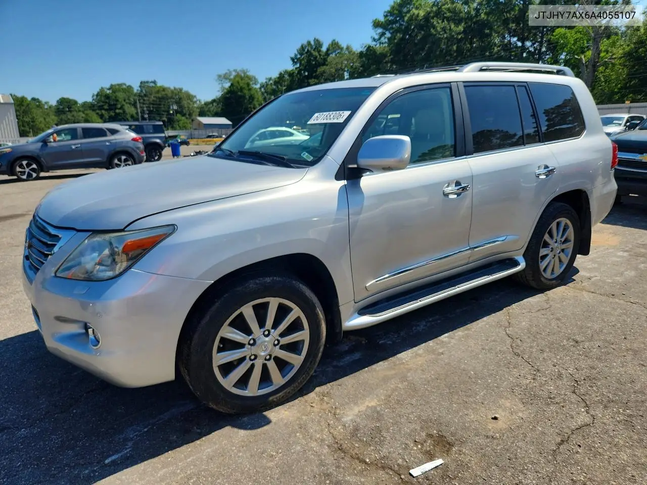 2010 Lexus Lx 570 VIN: JTJHY7AX6A4055107 Lot: 60188306