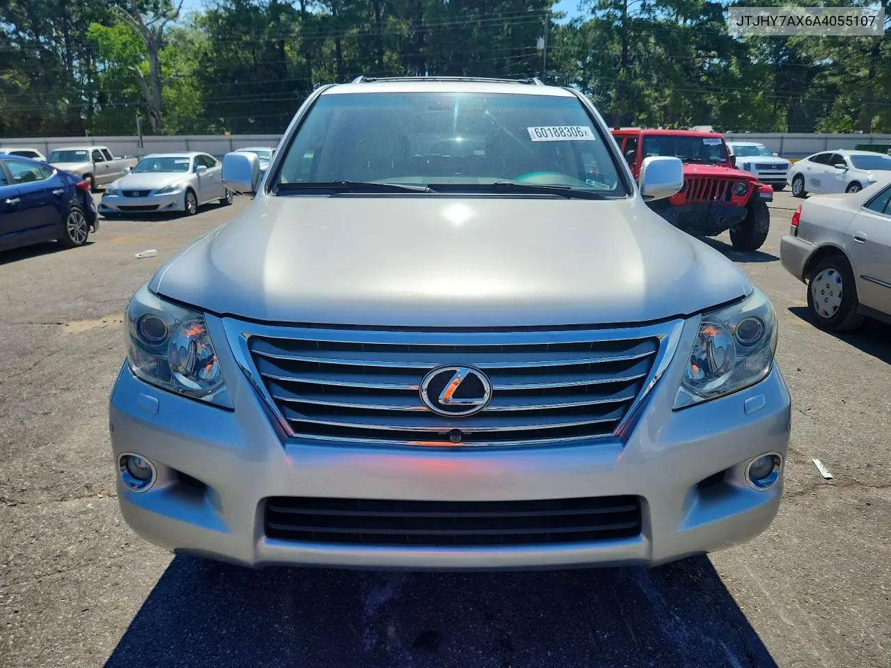 2010 Lexus Lx 570 VIN: JTJHY7AX6A4055107 Lot: 60188306