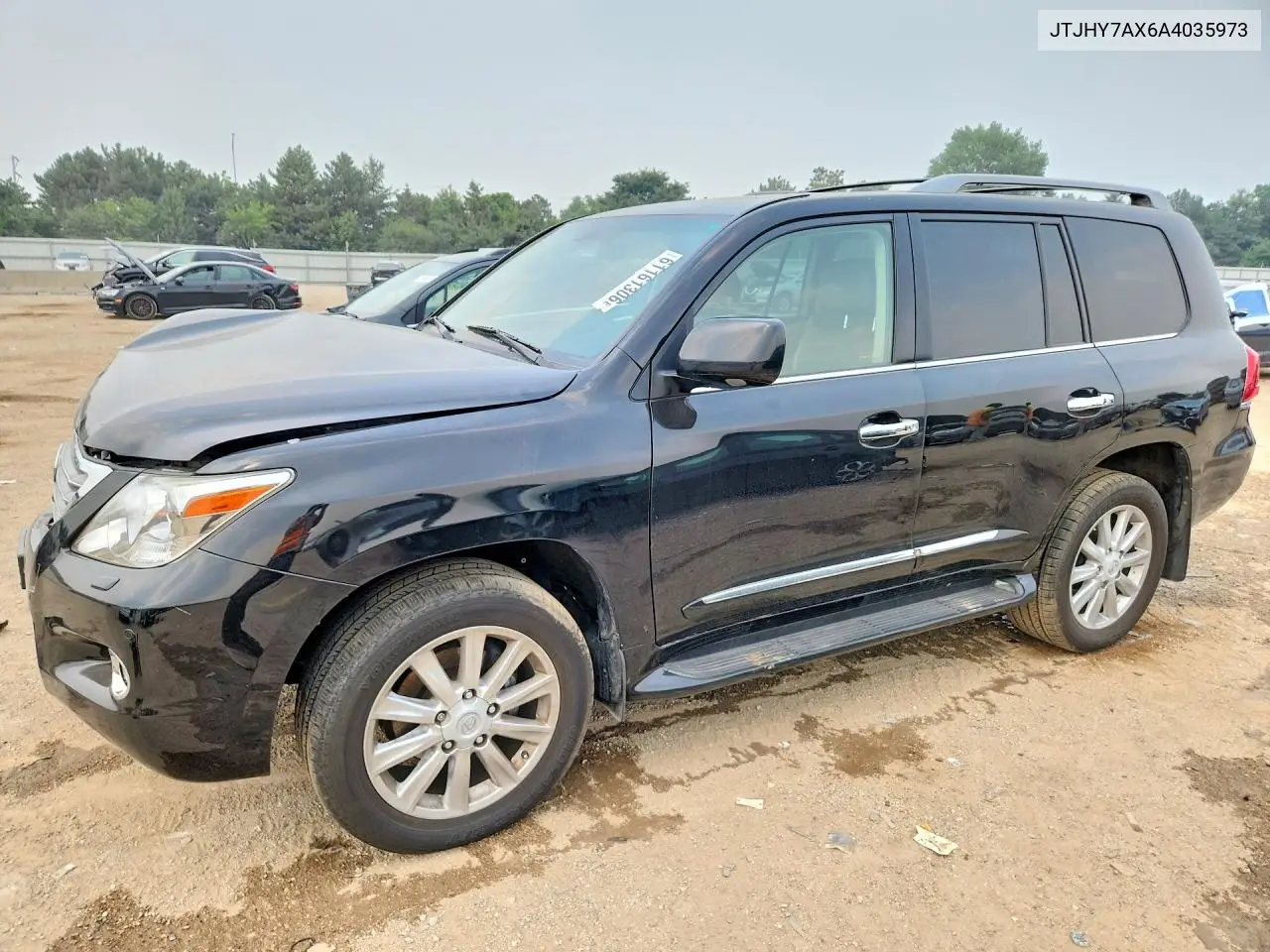2010 Lexus Lx 570 VIN: JTJHY7AX6A4035973 Lot: 61161306
