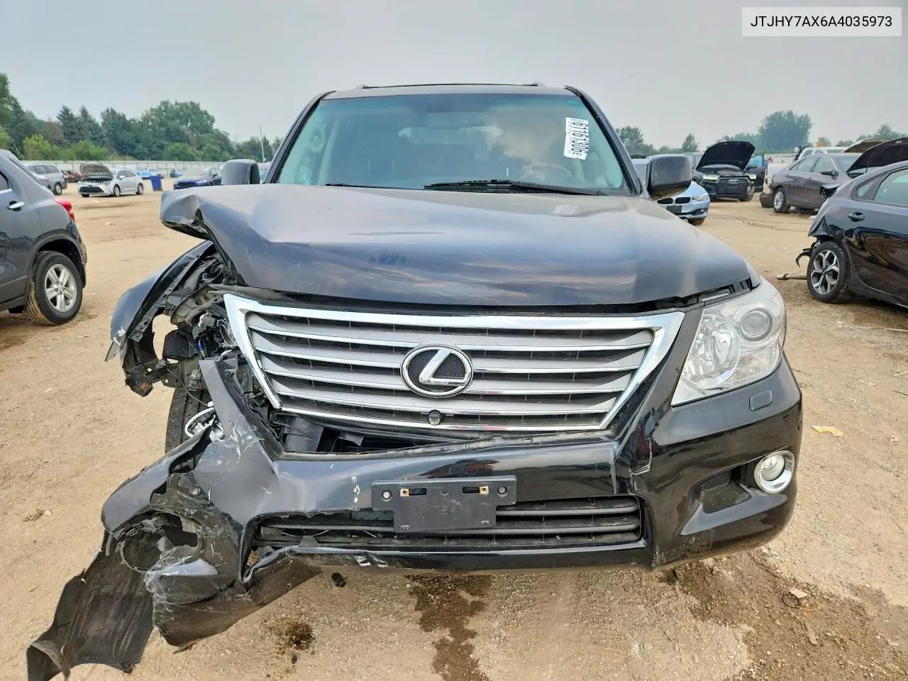 2010 Lexus Lx 570 VIN: JTJHY7AX6A4035973 Lot: 61161306