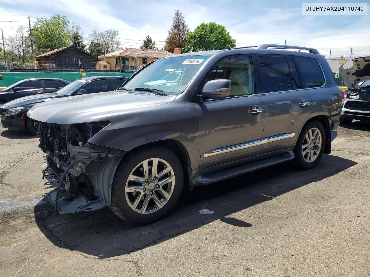 2013 Lexus Lx 570 VIN: JTJHY7AX2D4110740 Lot: 54600426