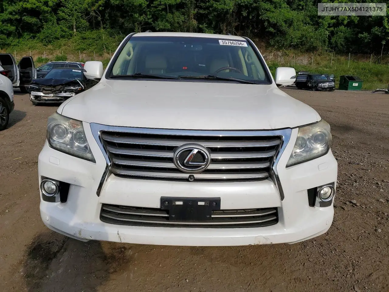 2013 Lexus Lx 570 VIN: JTJHY7AX5D4121375 Lot: 55766266