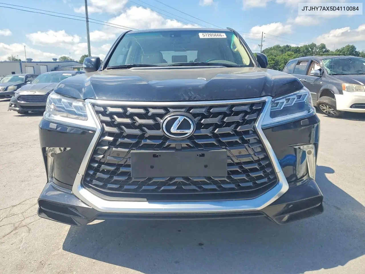 2013 Lexus Lx 570 VIN: JTJHY7AX5D4110084 Lot: 57205666