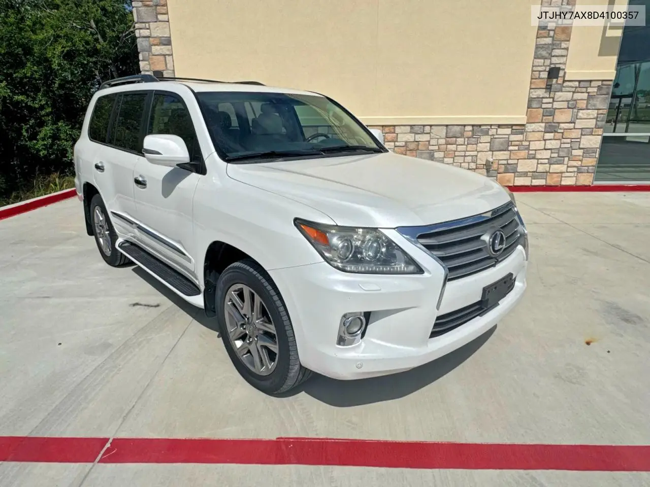 2013 Lexus Lx 570 VIN: JTJHY7AX8D4100357 Lot: 58240436
