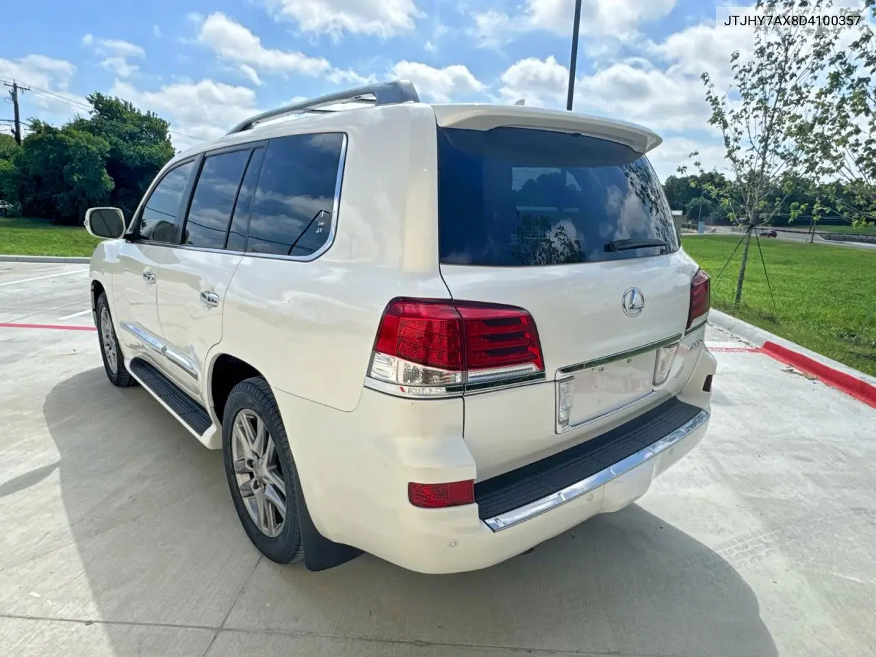 2013 Lexus Lx 570 VIN: JTJHY7AX8D4100357 Lot: 58240436