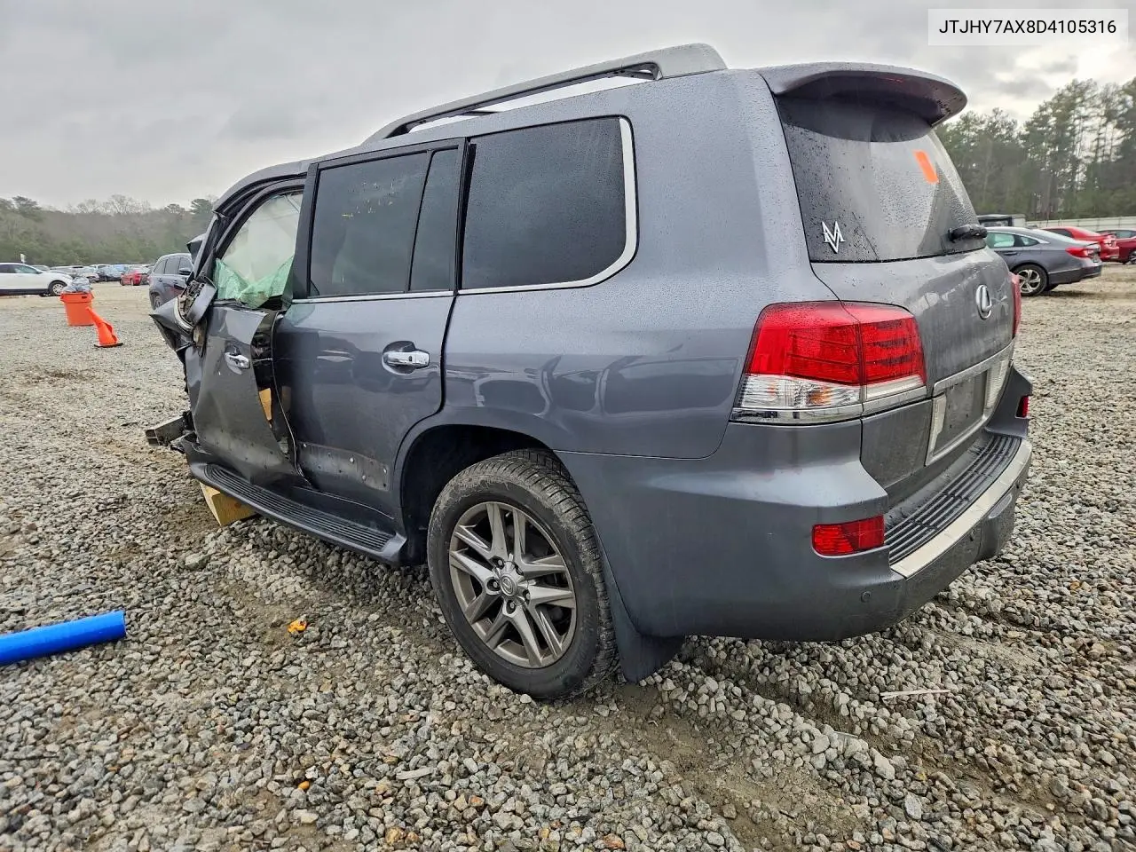 2013 Lexus Lx 570 Base VIN: JTJHY7AX8D4105316 Lot: 76928115