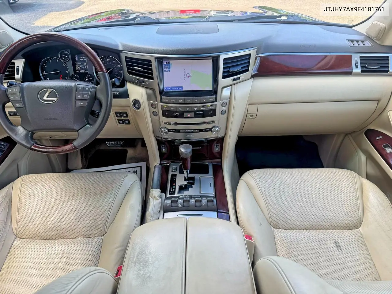 2015 Lexus Lx 570 VIN: JTJHY7AX9F4181761 Lot: 61396766