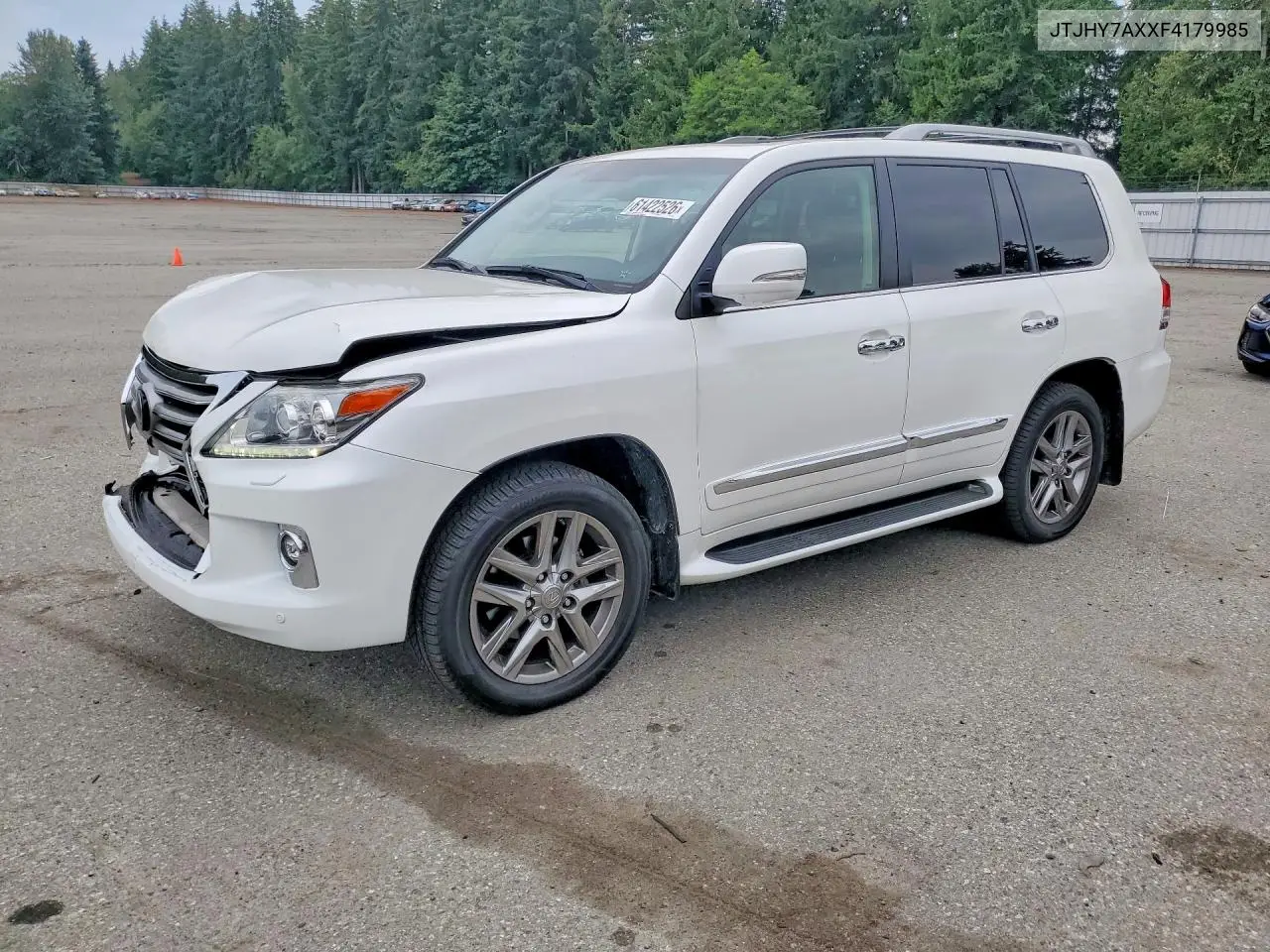 2015 Lexus Lx 570 VIN: JTJHY7AXXF4179985 Lot: 61422526