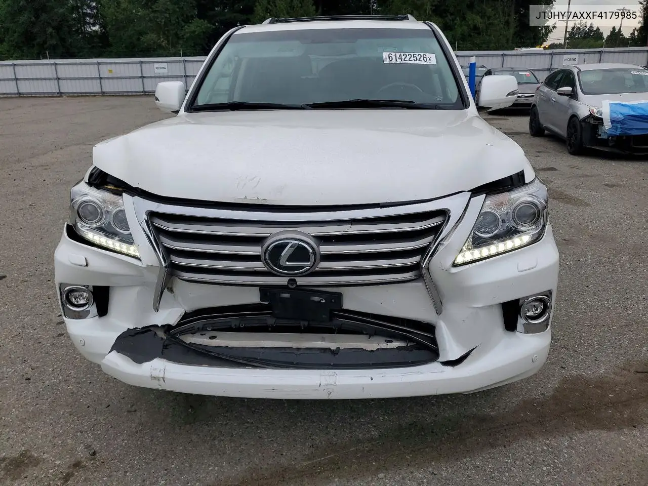 2015 Lexus Lx 570 VIN: JTJHY7AXXF4179985 Lot: 61422526