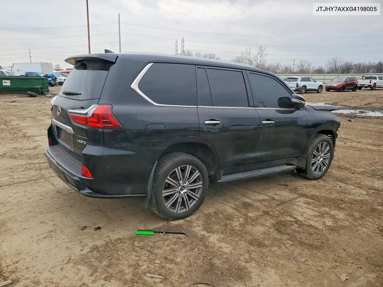 2016 Lexus Lx 570 Base VIN: JTJHY7AXXG4198005 Lot: 48082586