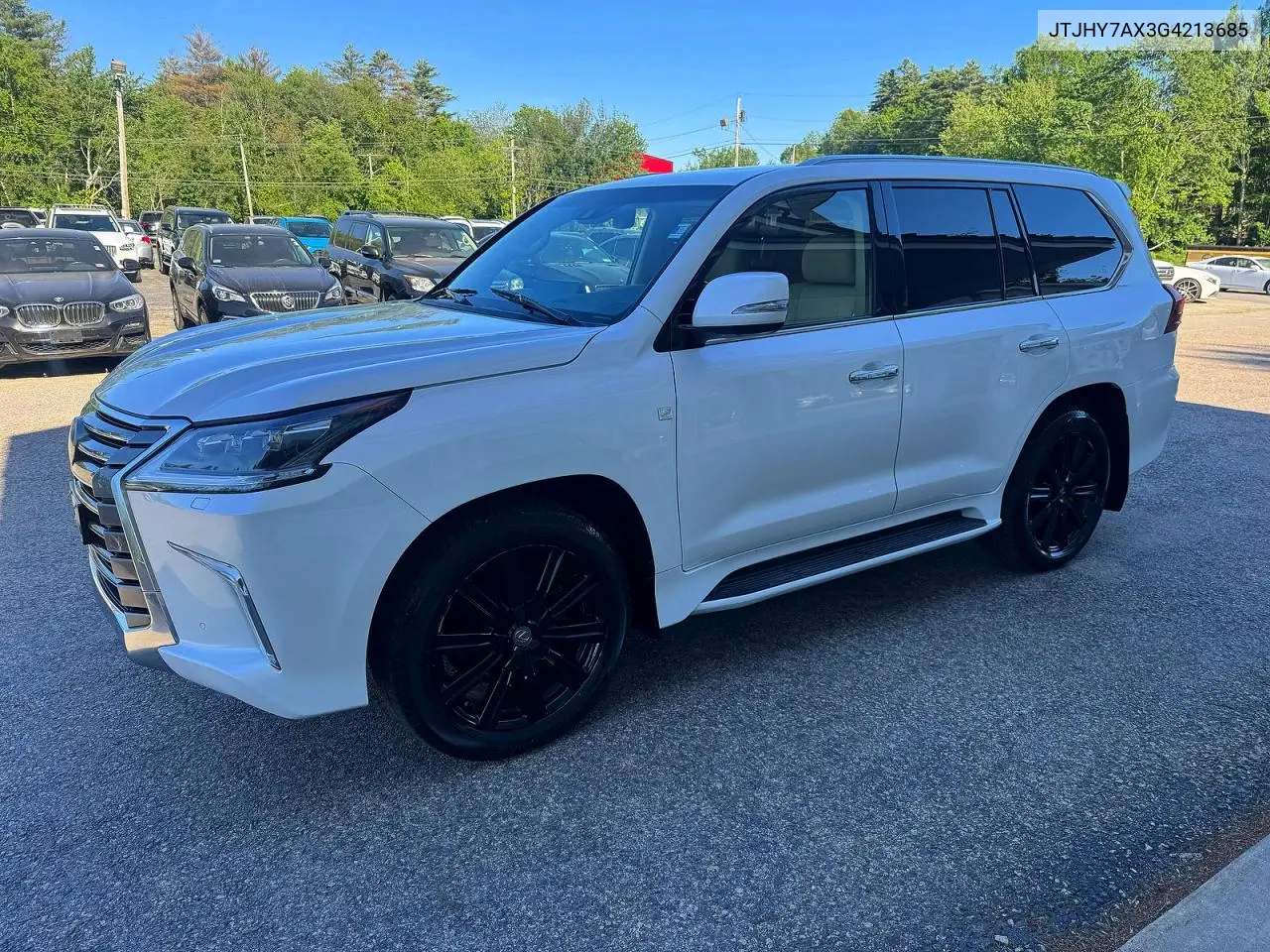 2016 Lexus Lx 570 VIN: JTJHY7AX3G4213685 Lot: 58090196