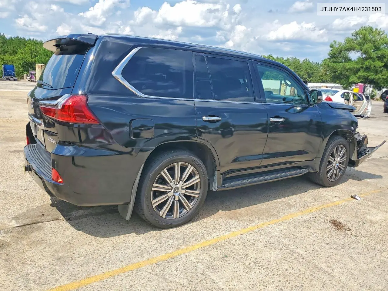 2017 Lexus Lx 570 VIN: JTJHY7AX4H4231503 Lot: 60255986