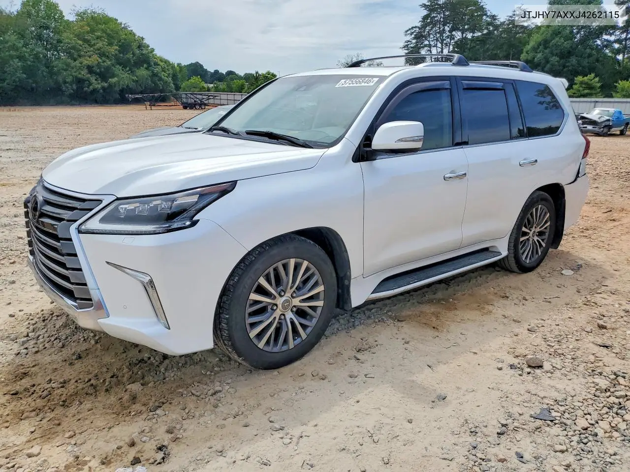 2018 Lexus Lx 570 VIN: JTJHY7AXXJ4262115 Lot: 57556846
