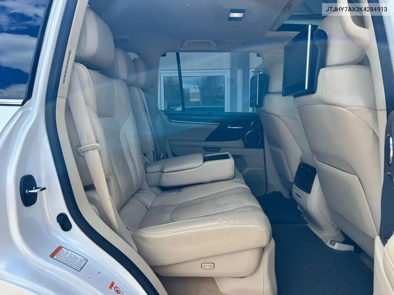 2019 Lexus Lx 570 Three-Row VIN: JTJHY7AX3K4284913 Lot: 53765226