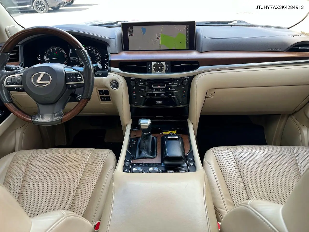 2019 Lexus Lx 570 Three-Row VIN: JTJHY7AX3K4284913 Lot: 53765226