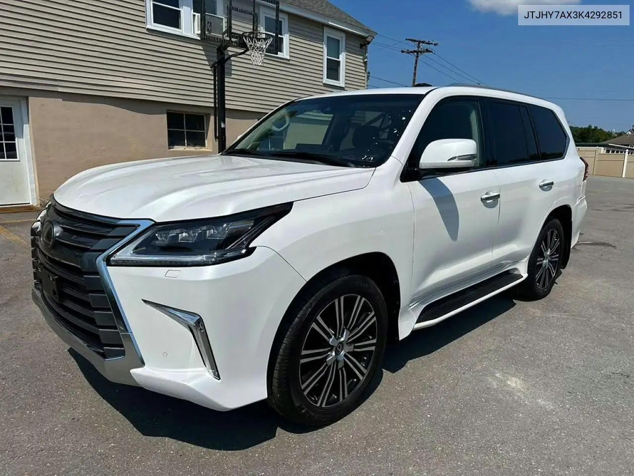 2019 Lexus Lx 570 VIN: JTJHY7AX3K4292851 Lot: 58267036