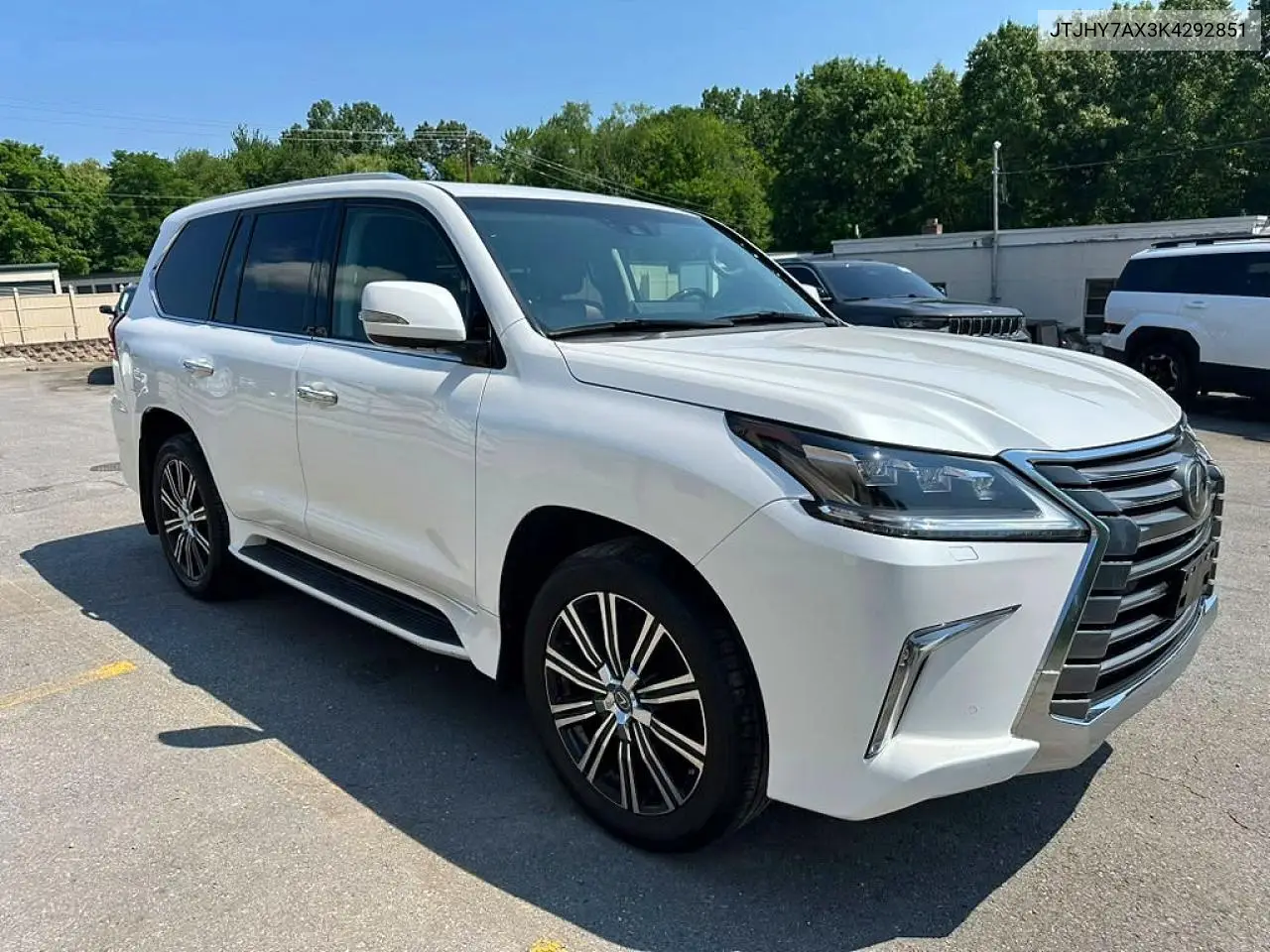 2019 Lexus Lx 570 VIN: JTJHY7AX3K4292851 Lot: 58267036
