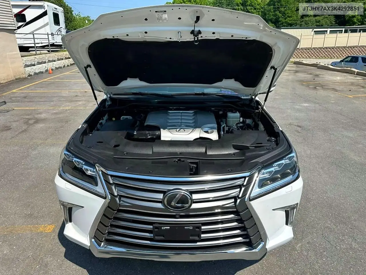 2019 Lexus Lx 570 VIN: JTJHY7AX3K4292851 Lot: 58267036