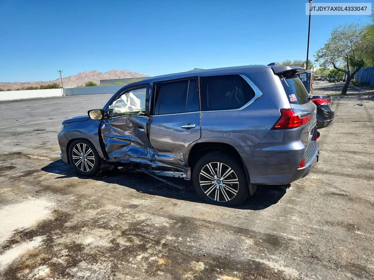 2020 Lexus Lx 570 VIN: JTJDY7AX0L4333047 Lot: 58653006