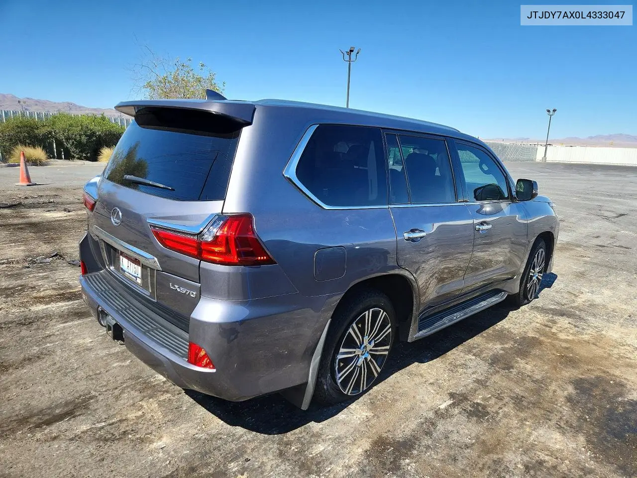 2020 Lexus Lx 570 VIN: JTJDY7AX0L4333047 Lot: 58653006