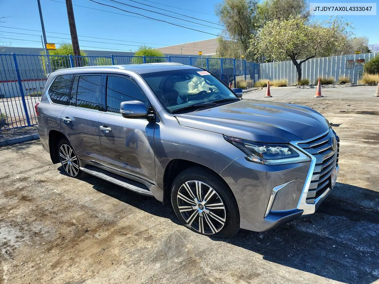 2020 Lexus Lx 570 VIN: JTJDY7AX0L4333047 Lot: 58653006