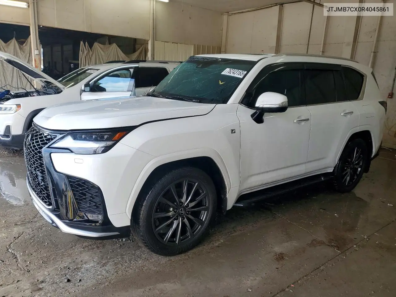 2024 Lexus Lx 600 Base VIN: JTJMB7CX0R4045861 Lot: 76243165