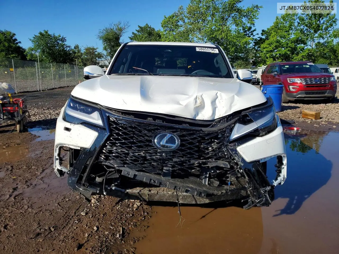 2025 Lexus Lx 600 F Sport Handling VIN: JTJMB7CX0S4077828 Lot: 58653796