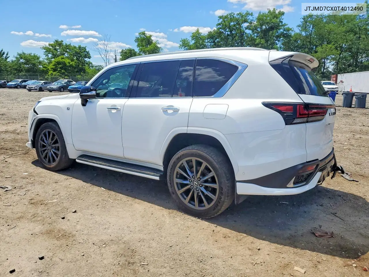 2026 Lexus Lx 700H F Sport Handling VIN: JTJMD7CX0T4012490 Lot: 58098676