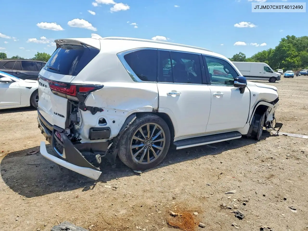 2026 Lexus Lx 700H F Sport Handling VIN: JTJMD7CX0T4012490 Lot: 58098676