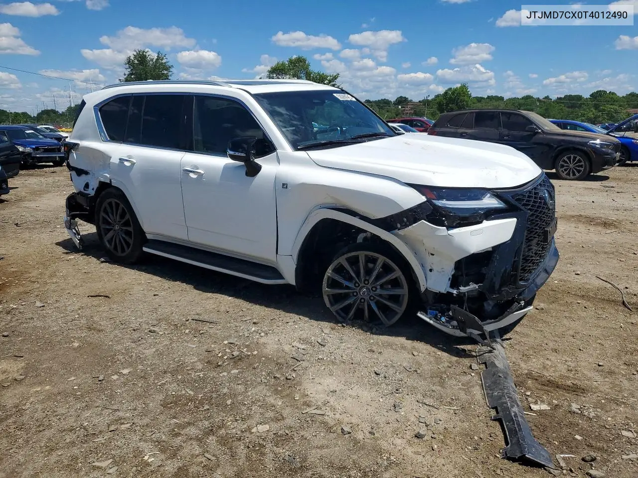 2026 Lexus Lx 700H F Sport Handling VIN: JTJMD7CX0T4012490 Lot: 58098676