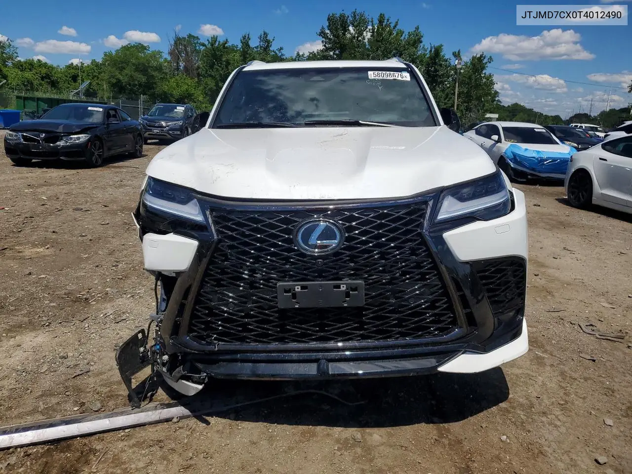 2026 Lexus Lx 700H F Sport Handling VIN: JTJMD7CX0T4012490 Lot: 58098676